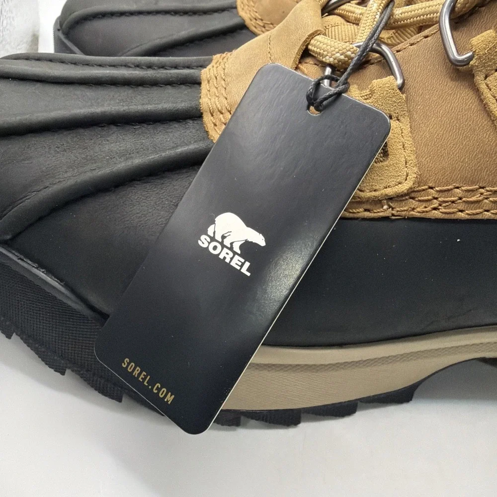 Sorel Men's Scout 87 Lux WP Boots Caribou Buff  Waterproof Insulated Size 13